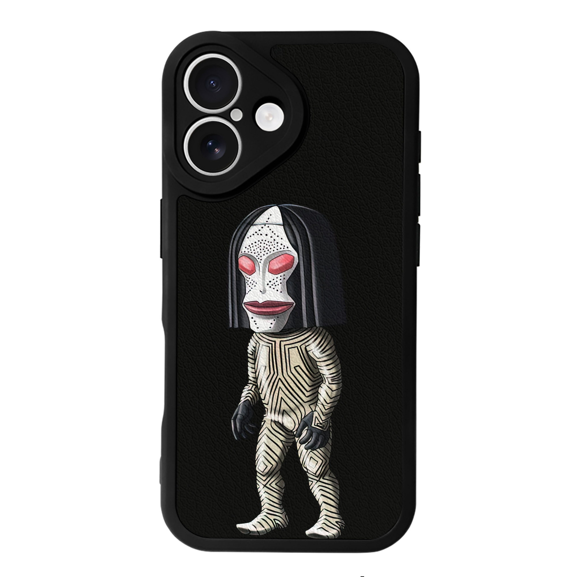 （画像用） ウルトラマン Ultraman 【iPhone 16シリーズ対応】シリコンスマホケース（レザー調） 材質：シリコン